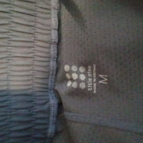 Title Nine Blue Skirt with Drawstring Switchback Ultralight Hiking Skort - Picture 5 of 9
